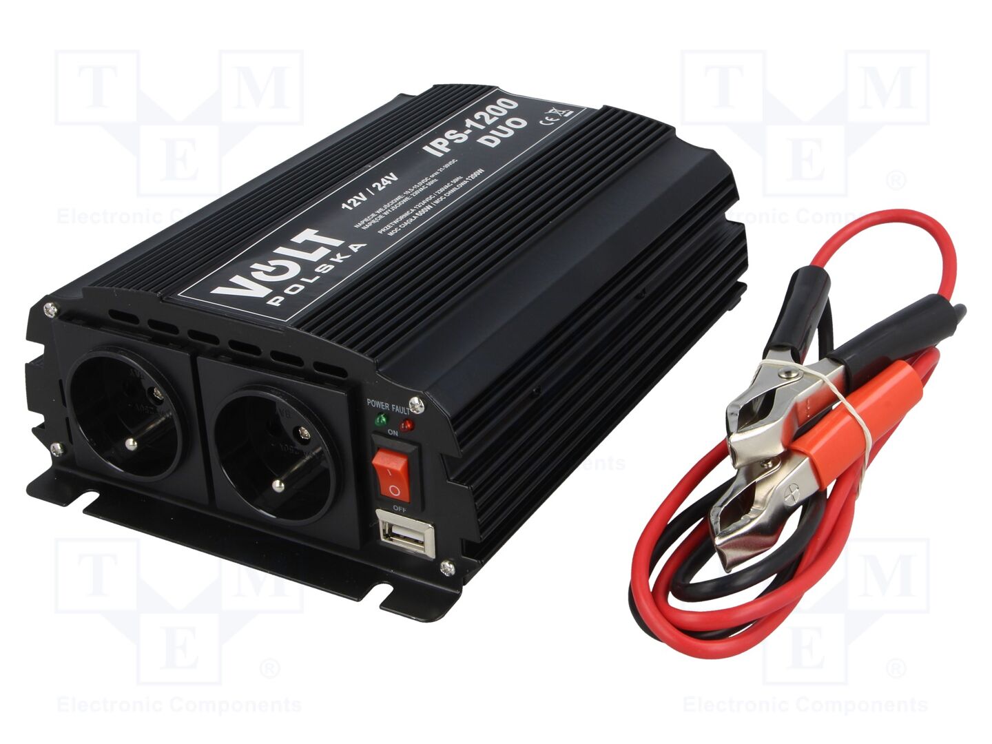 VOLT POLSKA IPS1200/DUO DC/AC muunnin 600W 230VAC
