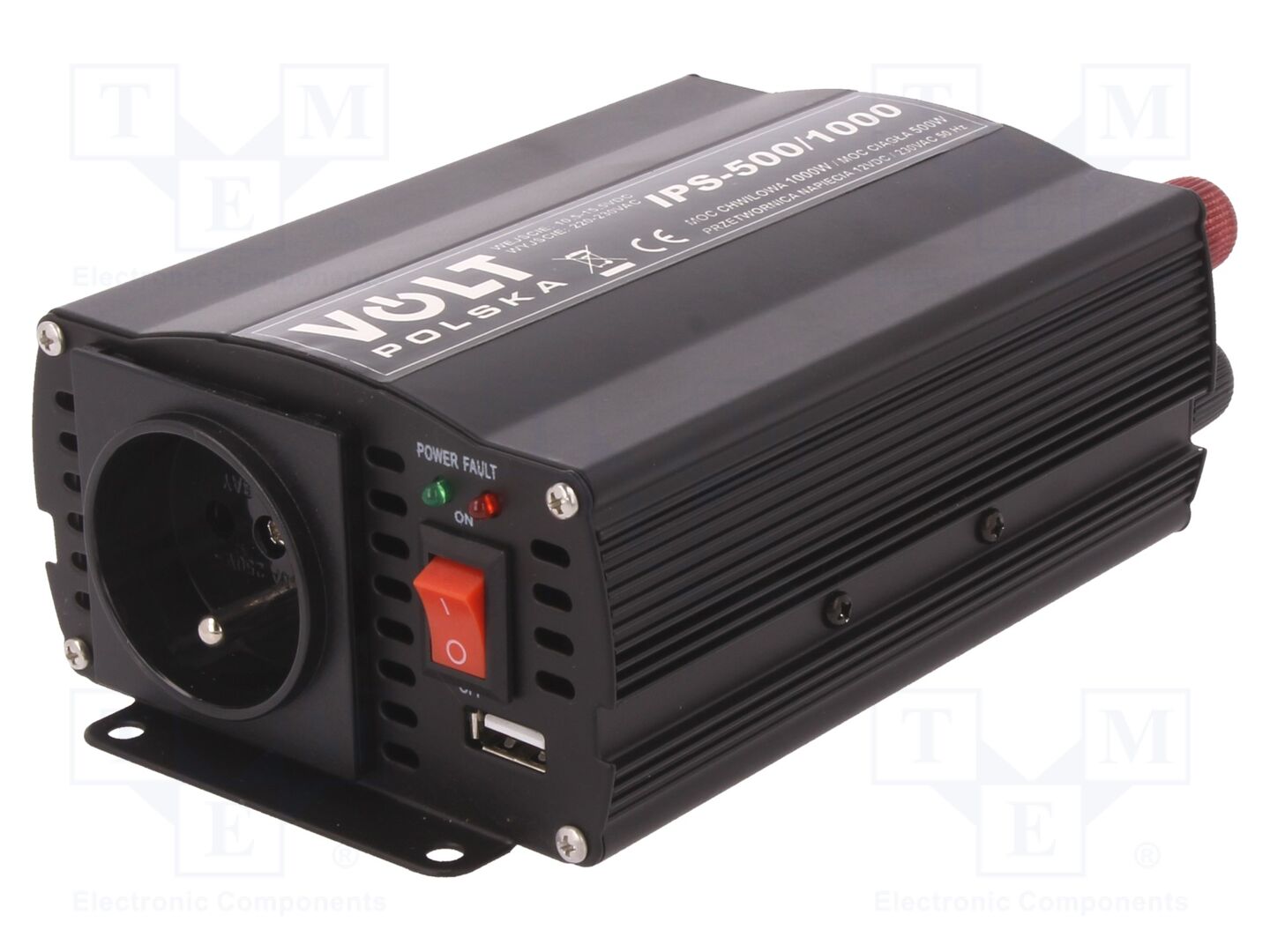 VOLT POLSKA IPS500/1000/12V DC/AC muunnin 500W 230VAC
