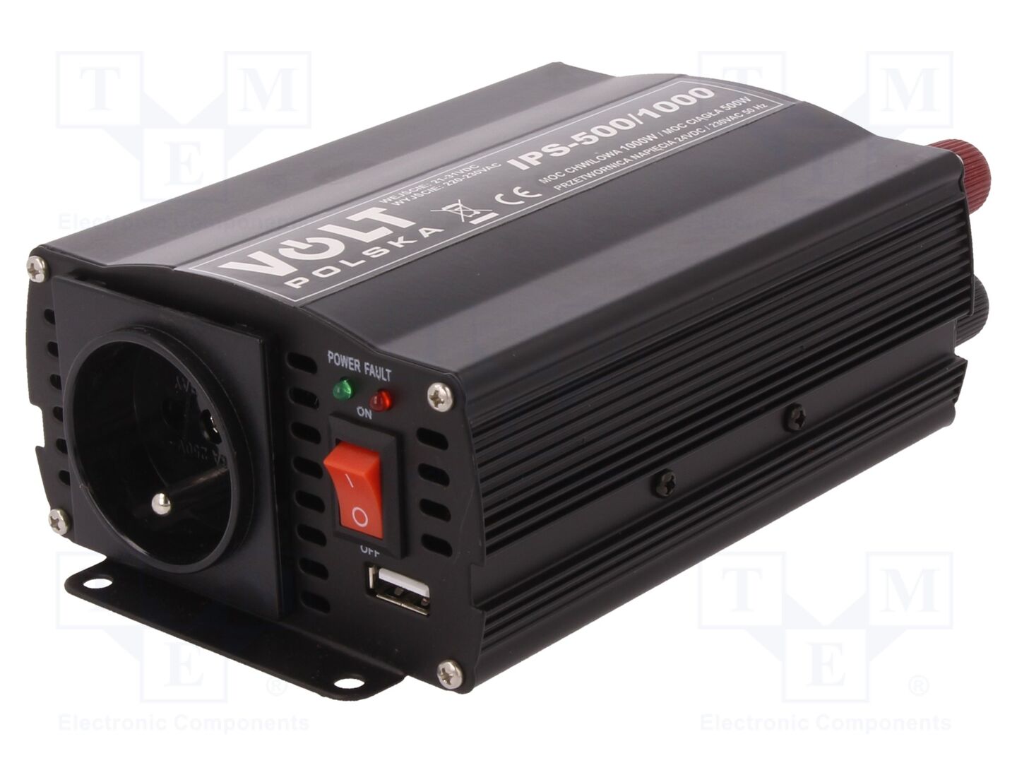 VOLT POLSKA IPS500/1000/24V DC/AC muunnin 500W 230VAC