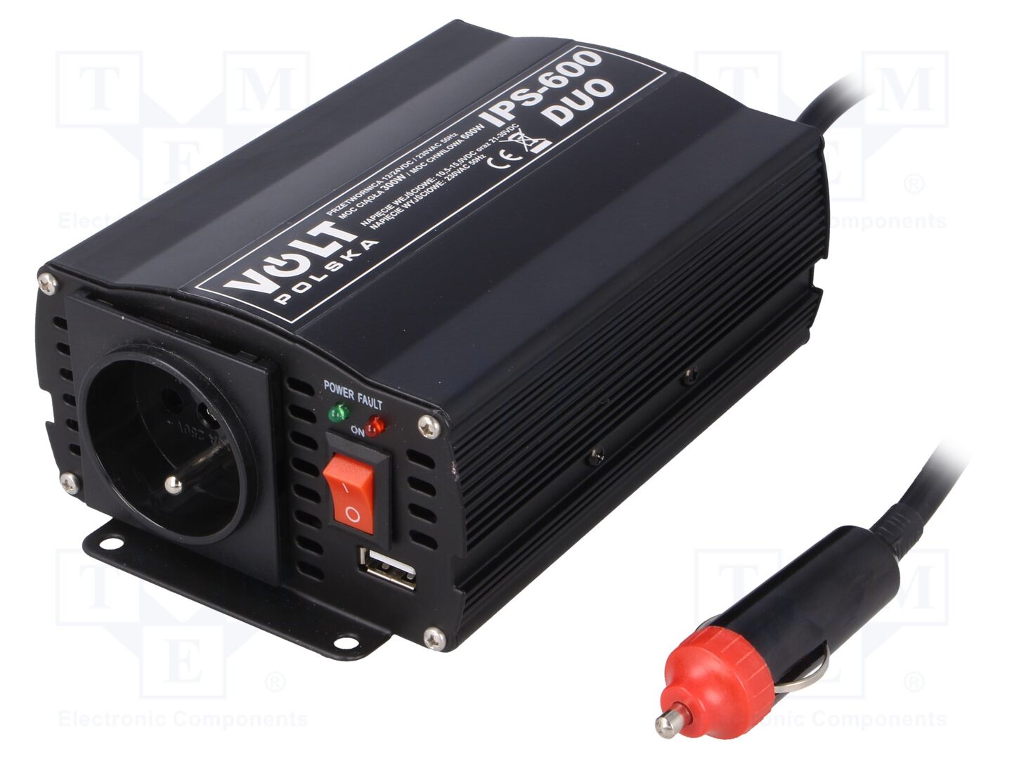VOLT POLSKA IPS600/DUO DC/AC muunnin 300W 230VAC