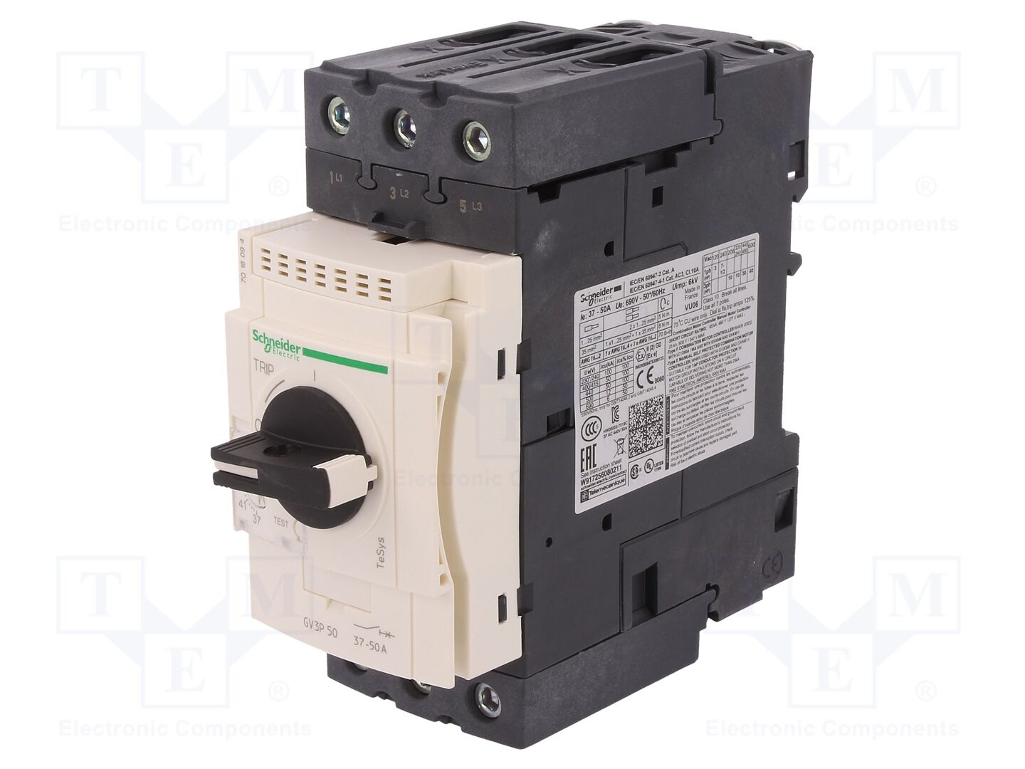 SCHNEIDER ELECTRIC GV3P50 Moottorisuojakatkaisija 22kW