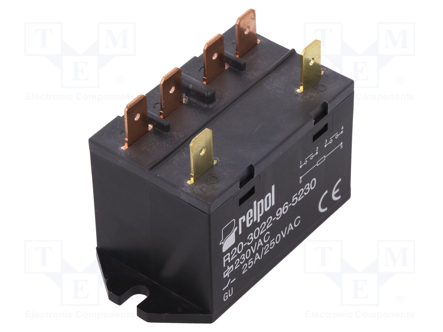 RELPOL R20-3022-96-5230 Sähkömagneettinen rele 230VAC