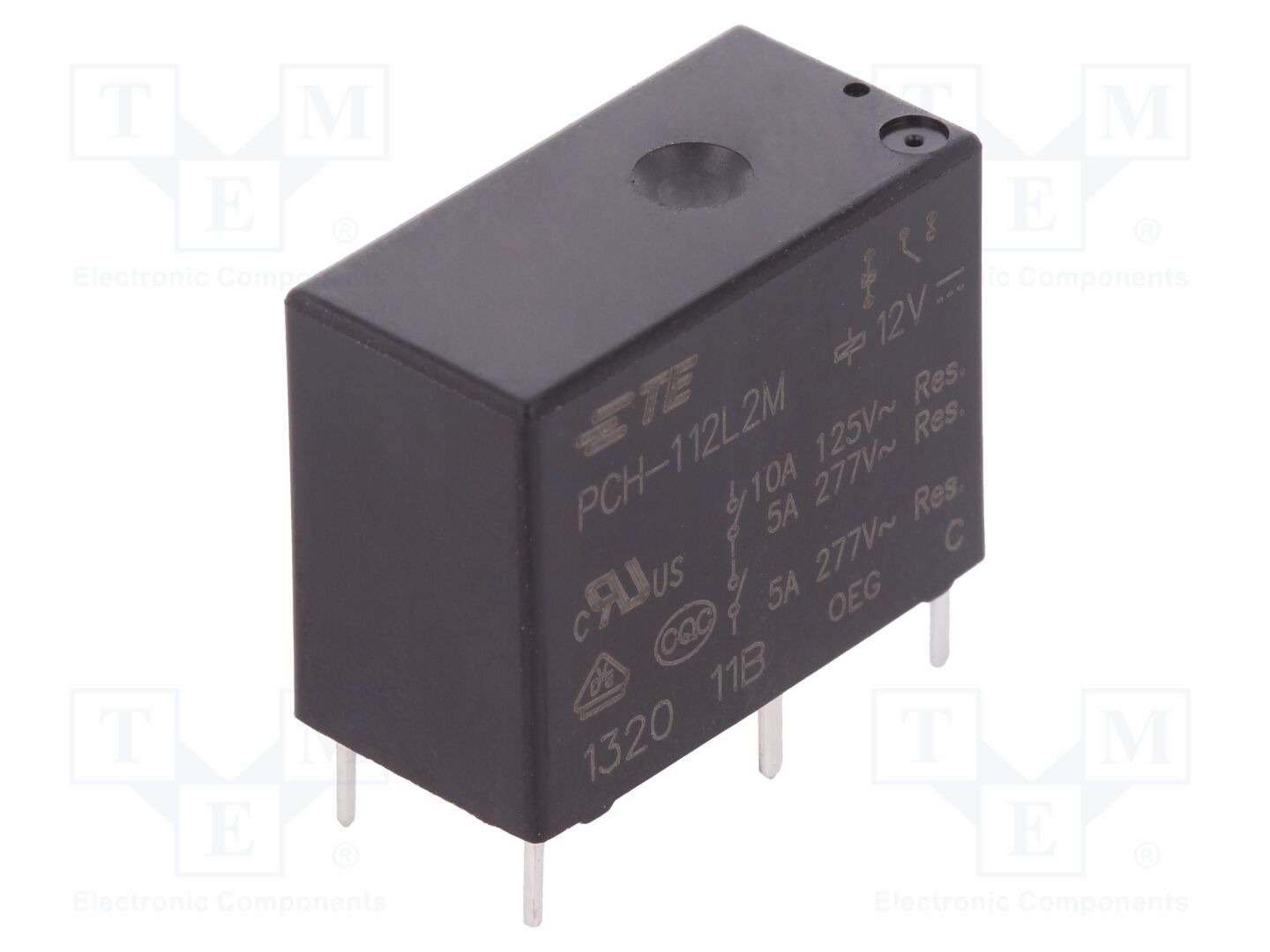 TE Connectivity PCH-112L2M.000 Sähkömagneettinen rele 12VDC