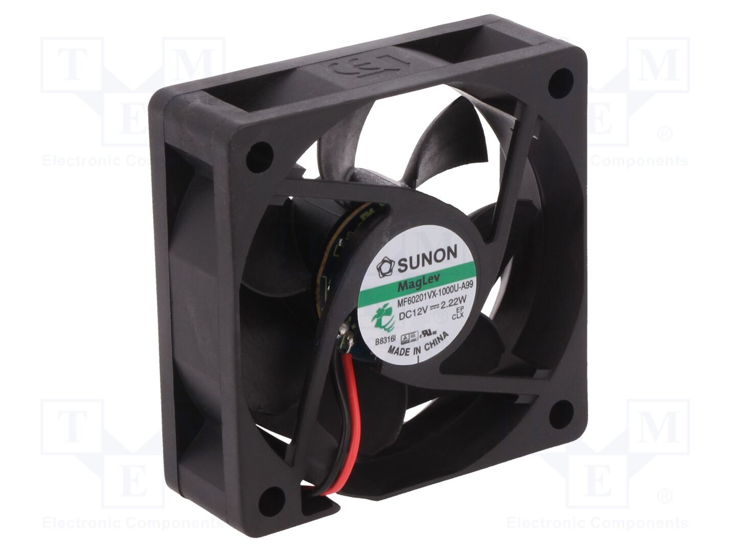 SUNON MF60201VX-A99-A Aksiaalituuletin 12VDC