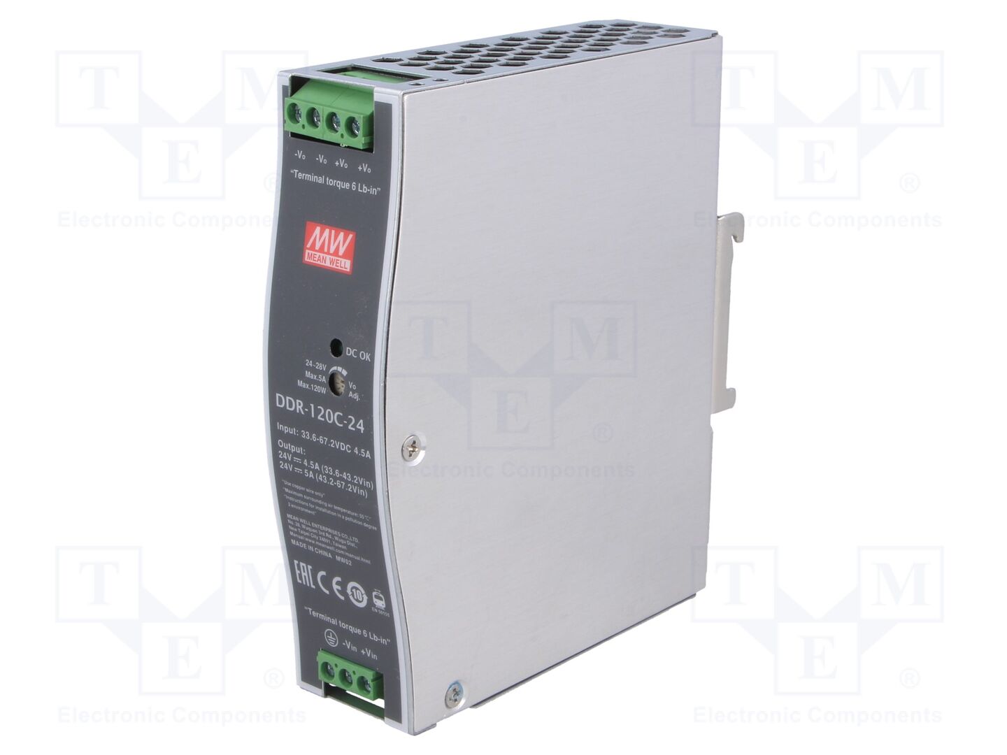 MEAN WELL DDR-120C-24 DC/DC-muunnin 120W