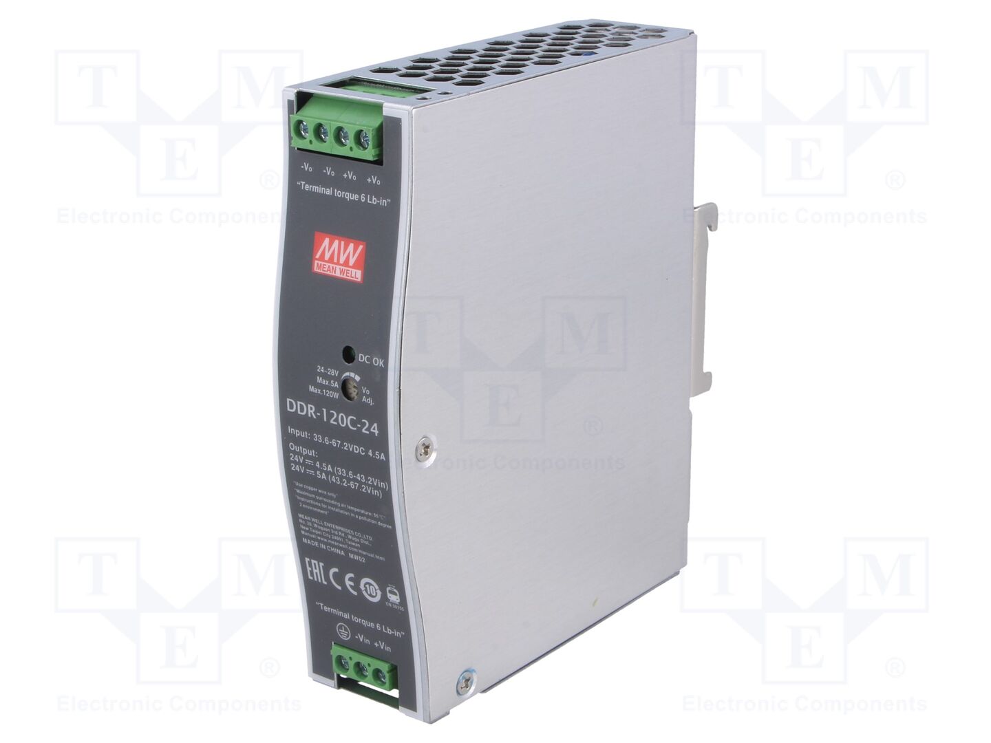 MEAN WELL DDR-120C-48 DC/DC-muunnin 120W
