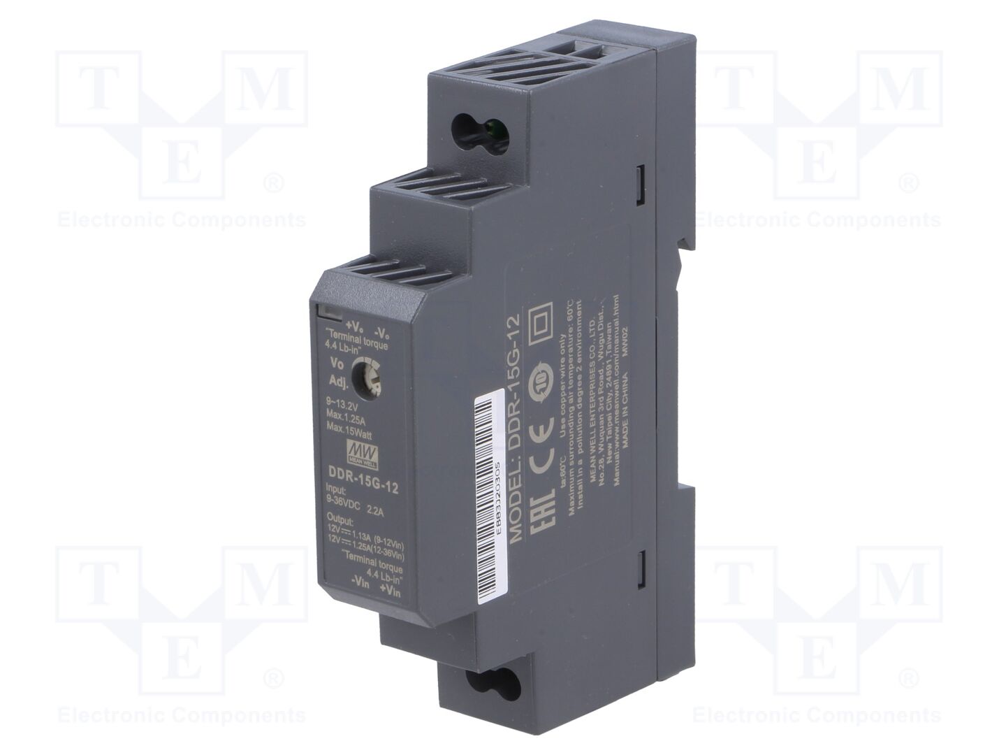 MEAN WELL DDR-15G-12 DC/DC Muunnin 15W