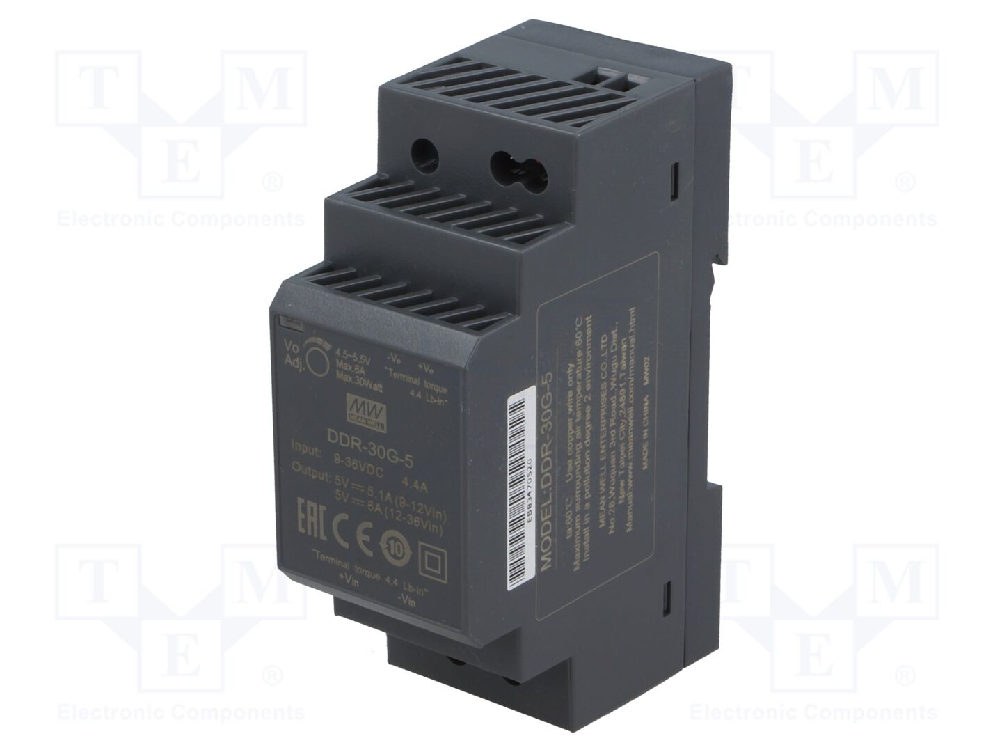 MEAN WELL DDR-30G-5 DC/DC-muunnin 30W 5V