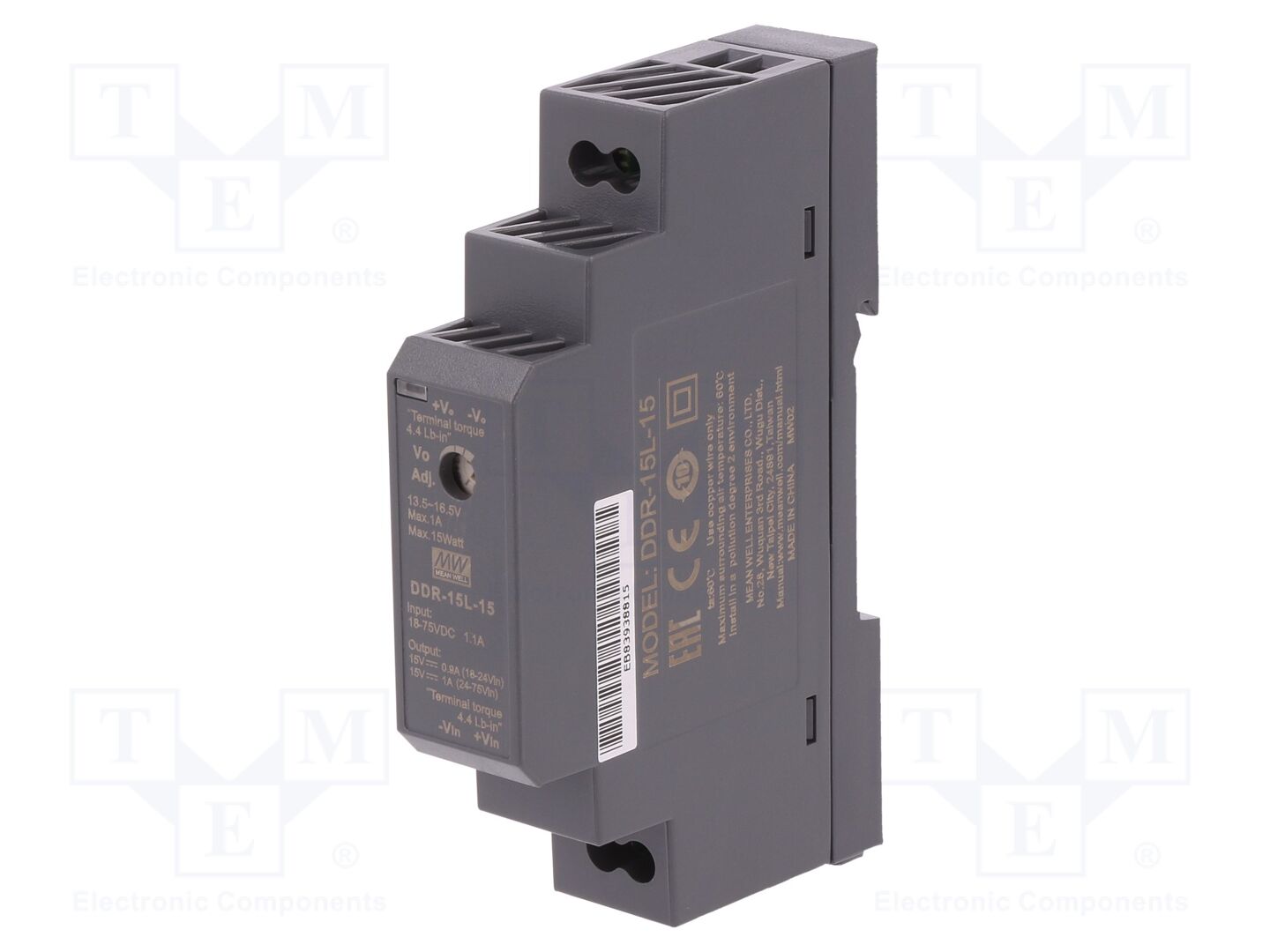 MEAN WELL DDR-15L-15 DC/DC Muunnin 15W