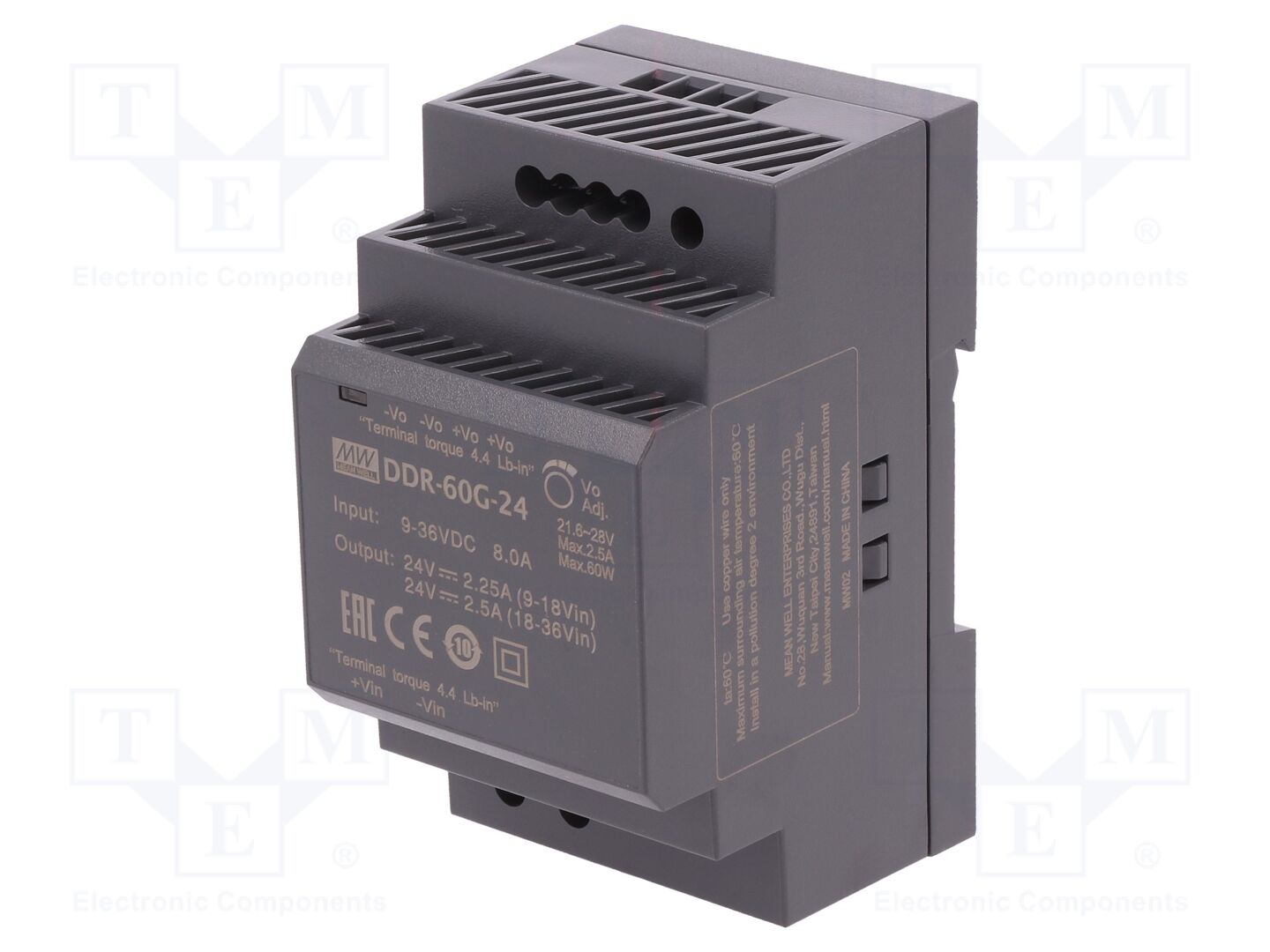 MEAN WELL DDR-60G-24 DC/DC-muunnin 60W