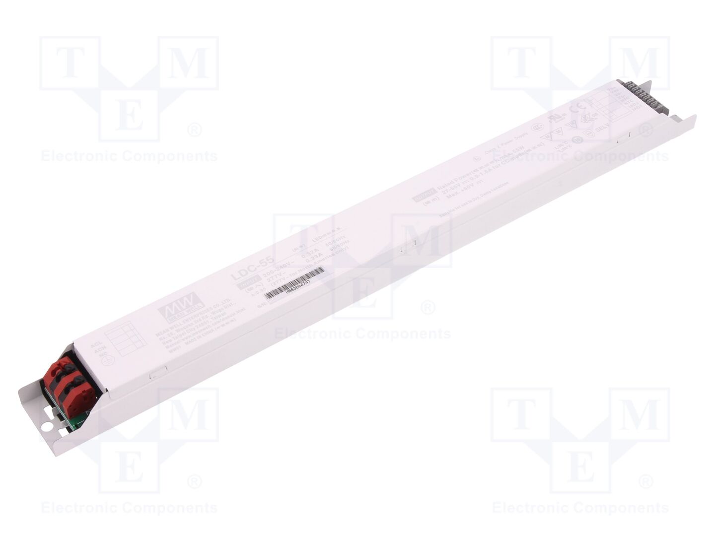 MEAN WELL LDC-55 LED-virtalähde 55W 27-56VDC 980-1600mA