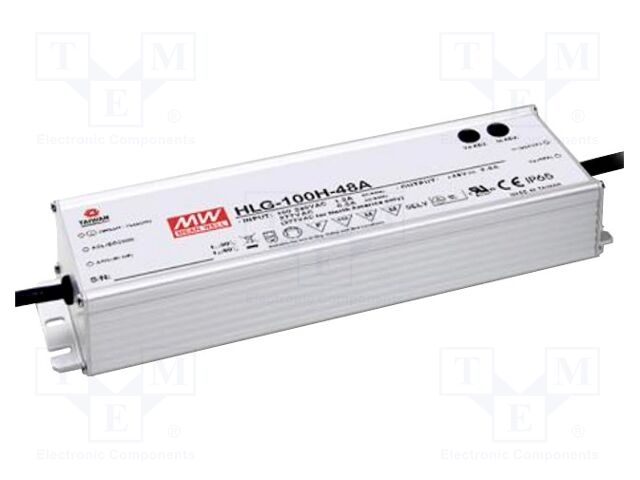 MEAN WELL HLG-100H-48A LED-virtalähde 96W 48VDC