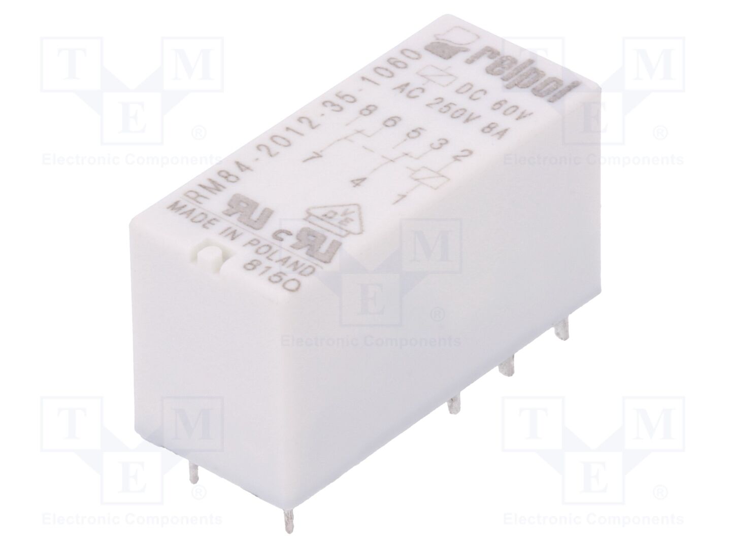RELPOL RM84-2012-35-1060 Sähkömagneettinen rele 60VDC