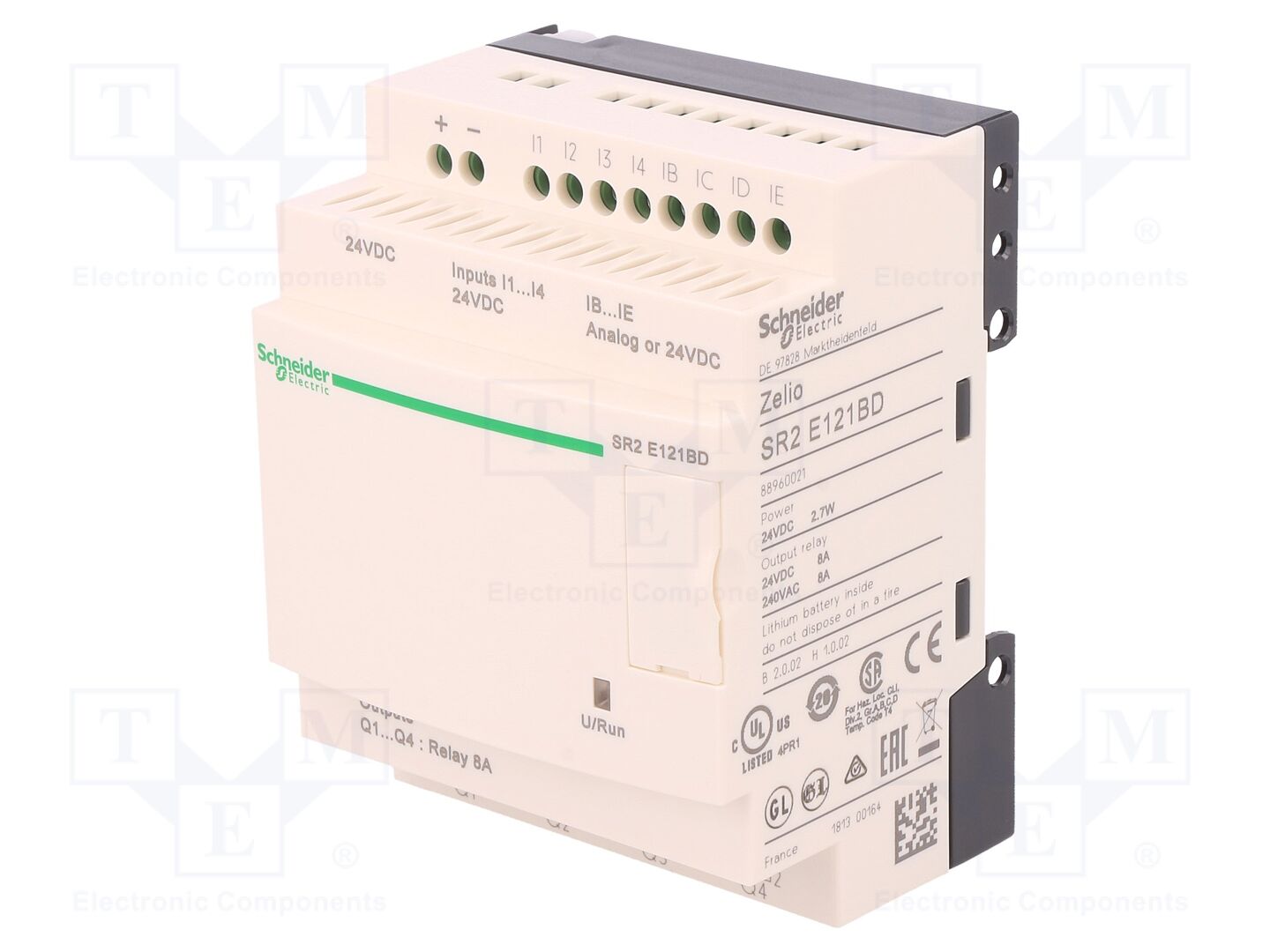 SCHNEIDER ELECTRIC SR2E121BD Ohjelmoitava rele 8 tuloa