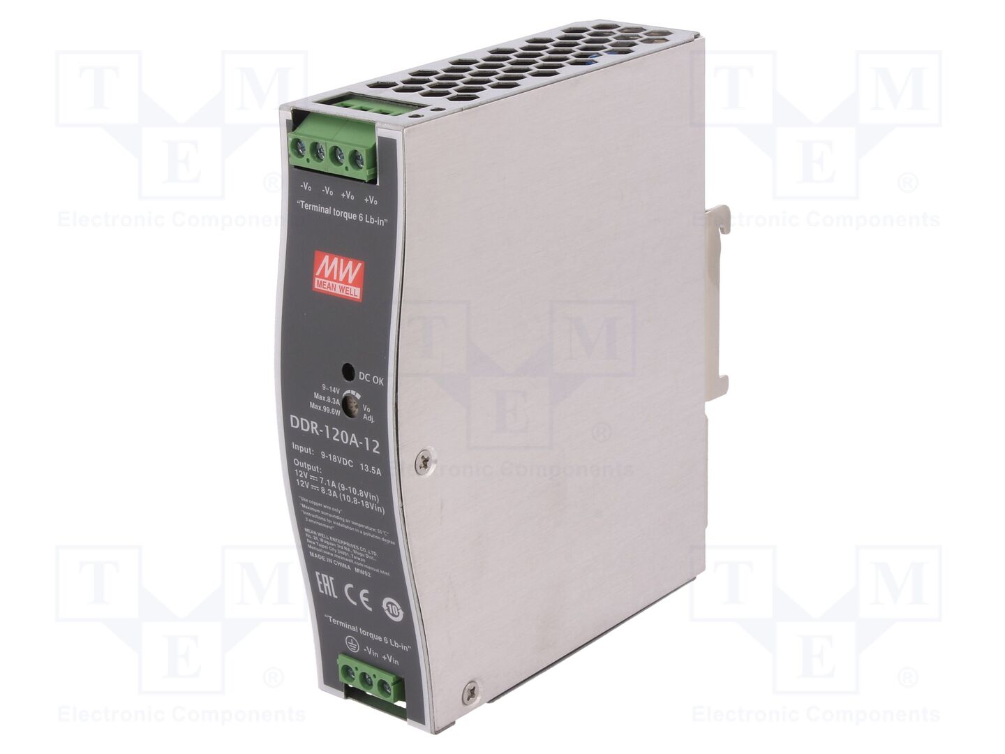 MEAN WELL DDR-120A-12 DC/DC-muunnin 99.6W