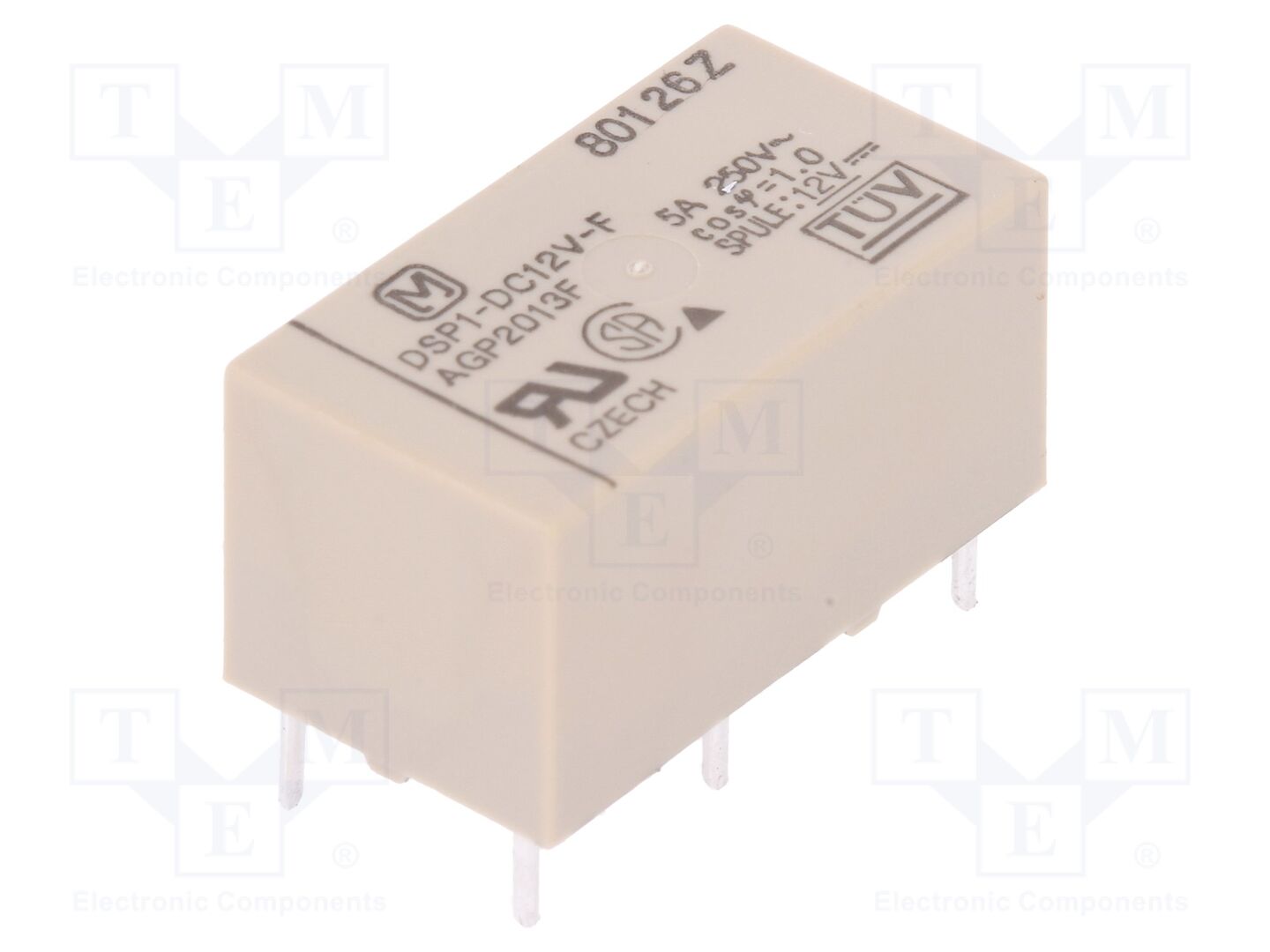 PANASONIC DSP1-DC12V-F Sähkömagneettinen rele 12VDC