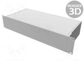 HAMMOND HM-RM2U1908SBK Räkkikotelo 19" 2U