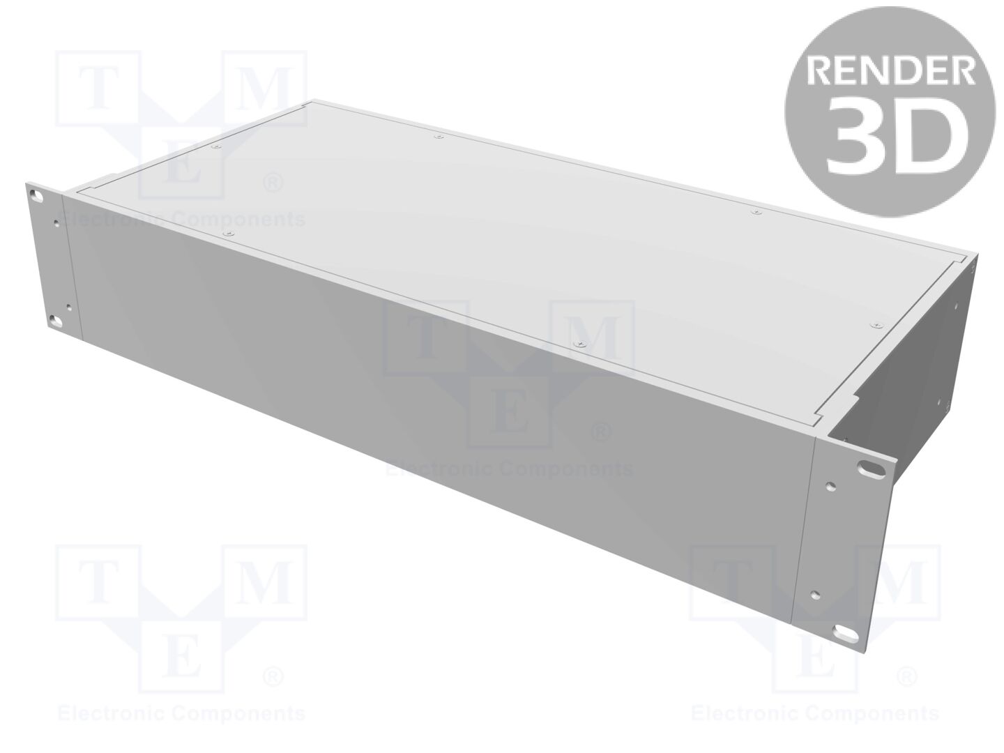 HAMMOND HM-RM2U1908SBK Räkkikotelo 19" 2U