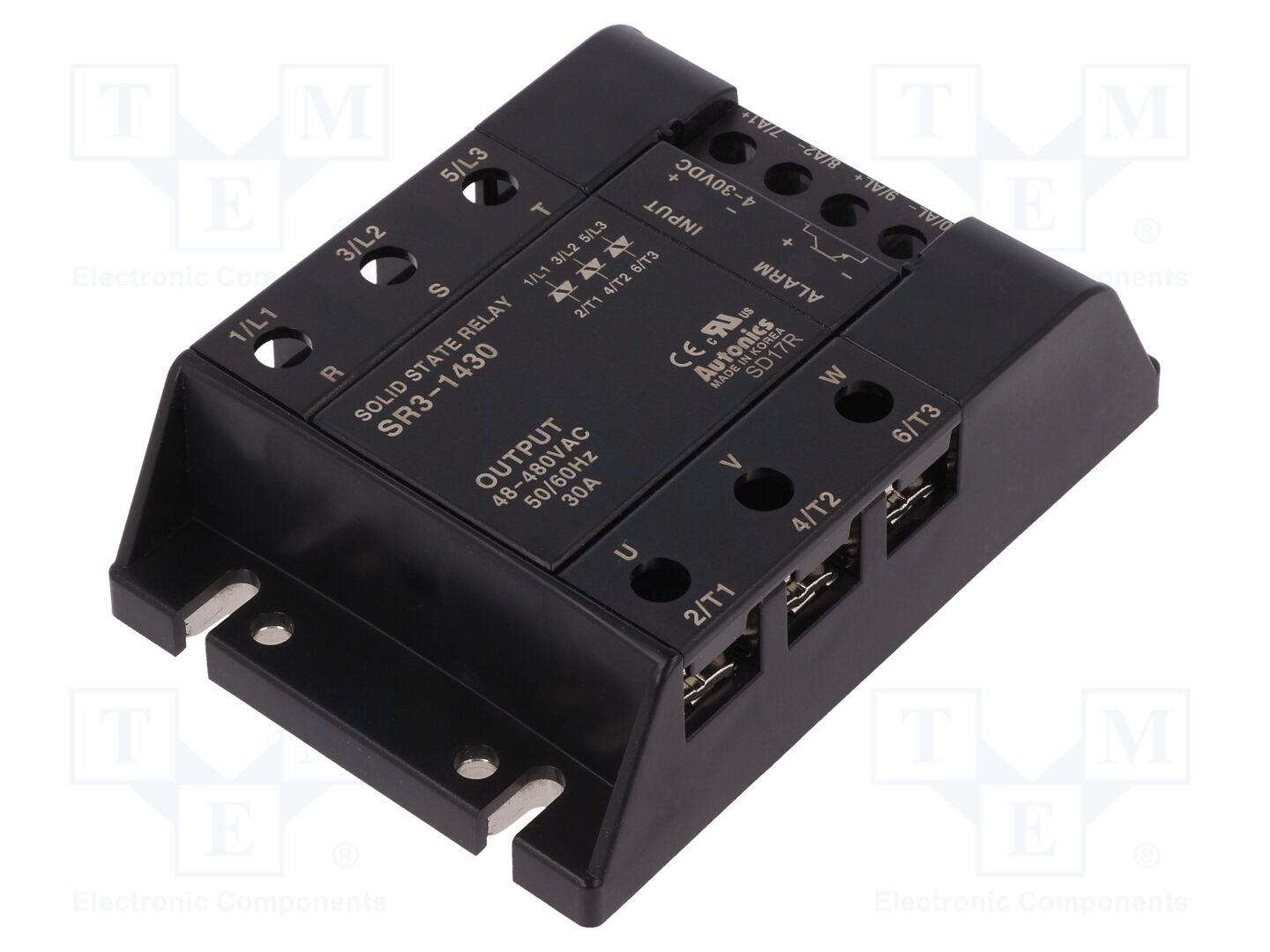 AUTONICS SR3-1430 Kiinteän tilan rele 30A