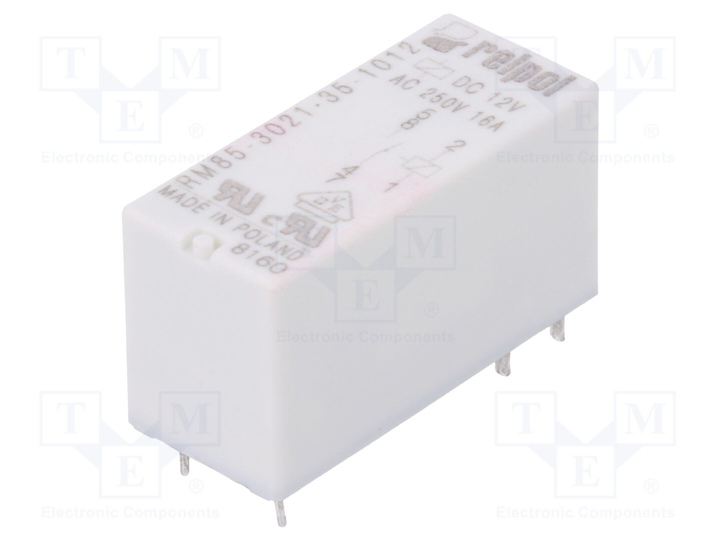RELPOL RM85-3021-35-1012 Sähkömagneettinen rele 12VDC