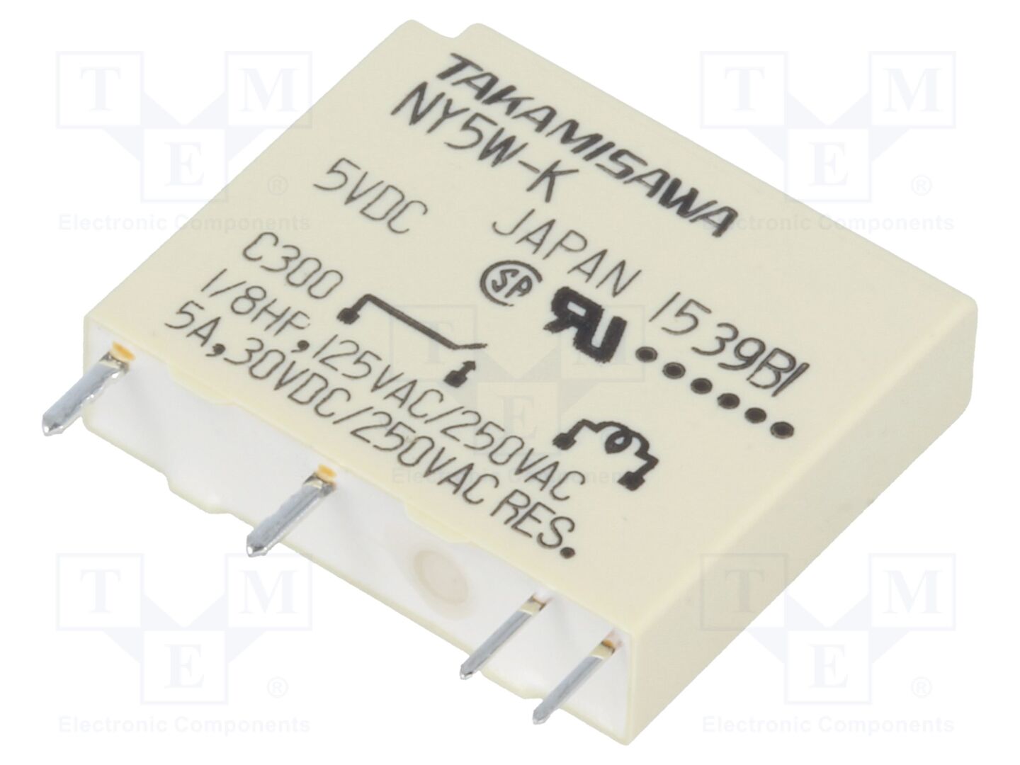 FCL Components NY-5W-K Sähkömagneettinen rele 5VDC