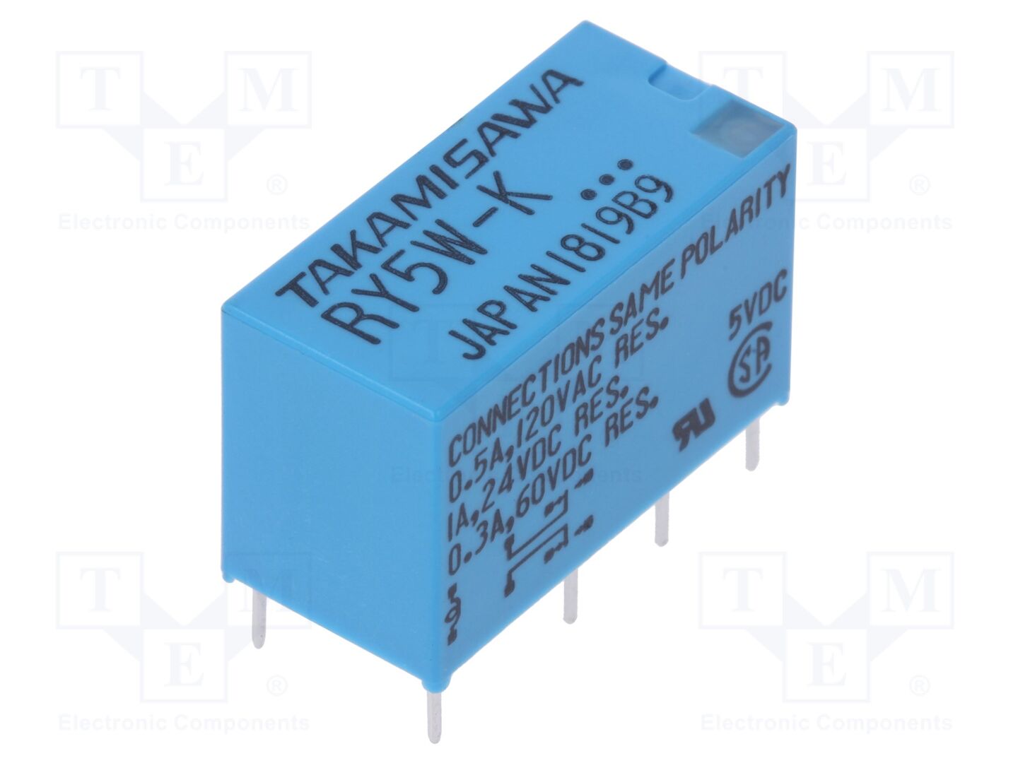 FCL Components RY-5W-K Sähkömagneettinen rele 5VDC (50 kpl erä)
