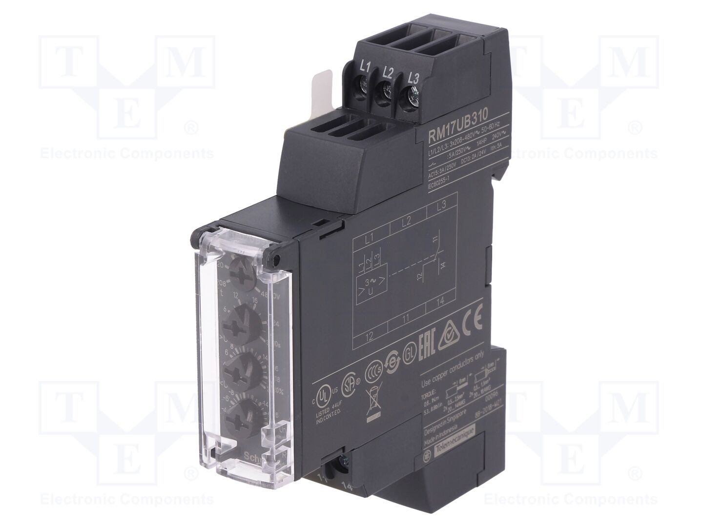 SCHNEIDER ELECTRIC RM17UB310 Jännitteenvalvontarele DIN-kisko