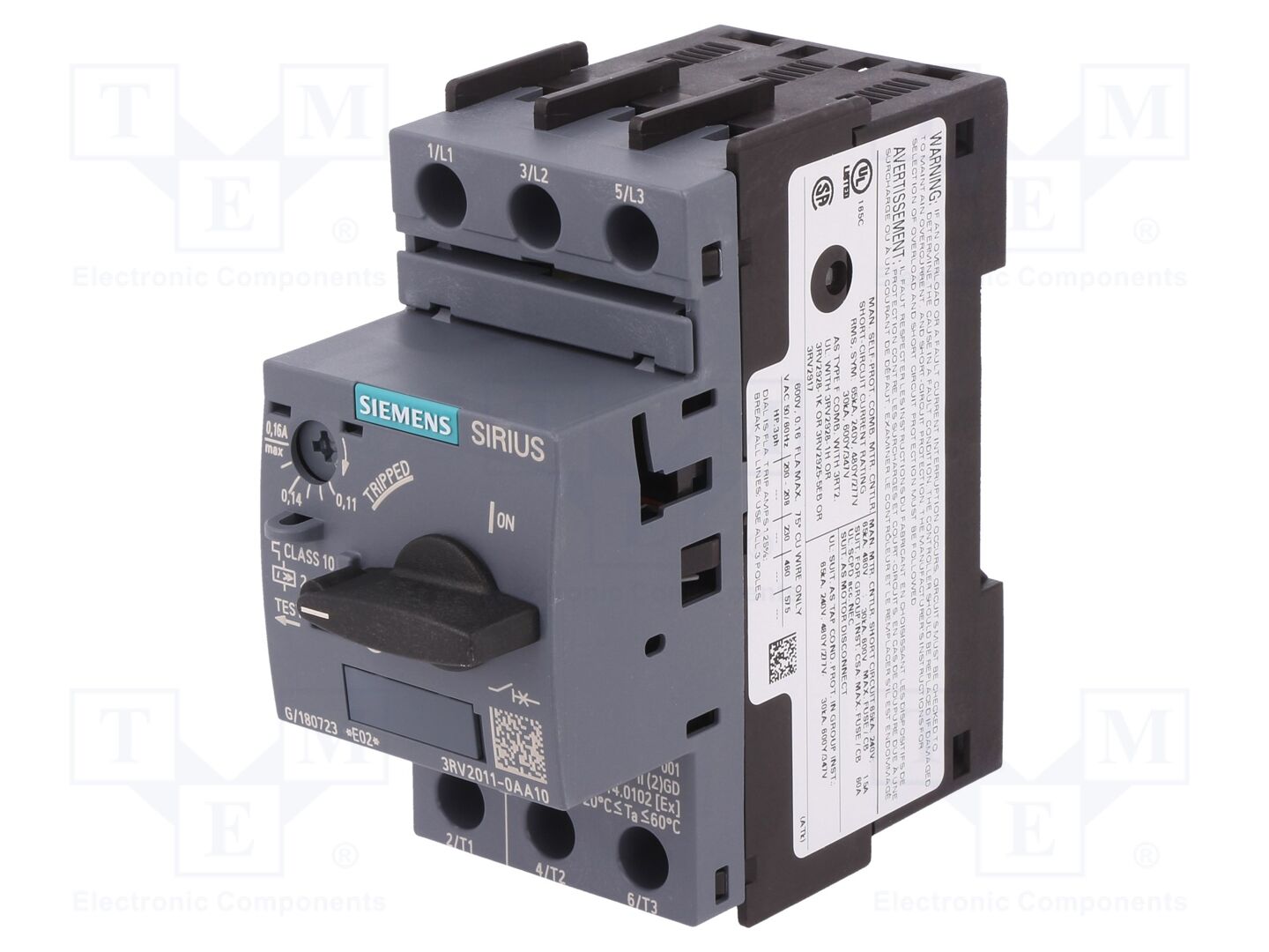 SIEMENS 3RV2011-0AA10 Moottorinsuojakatkaisija 0.04kW