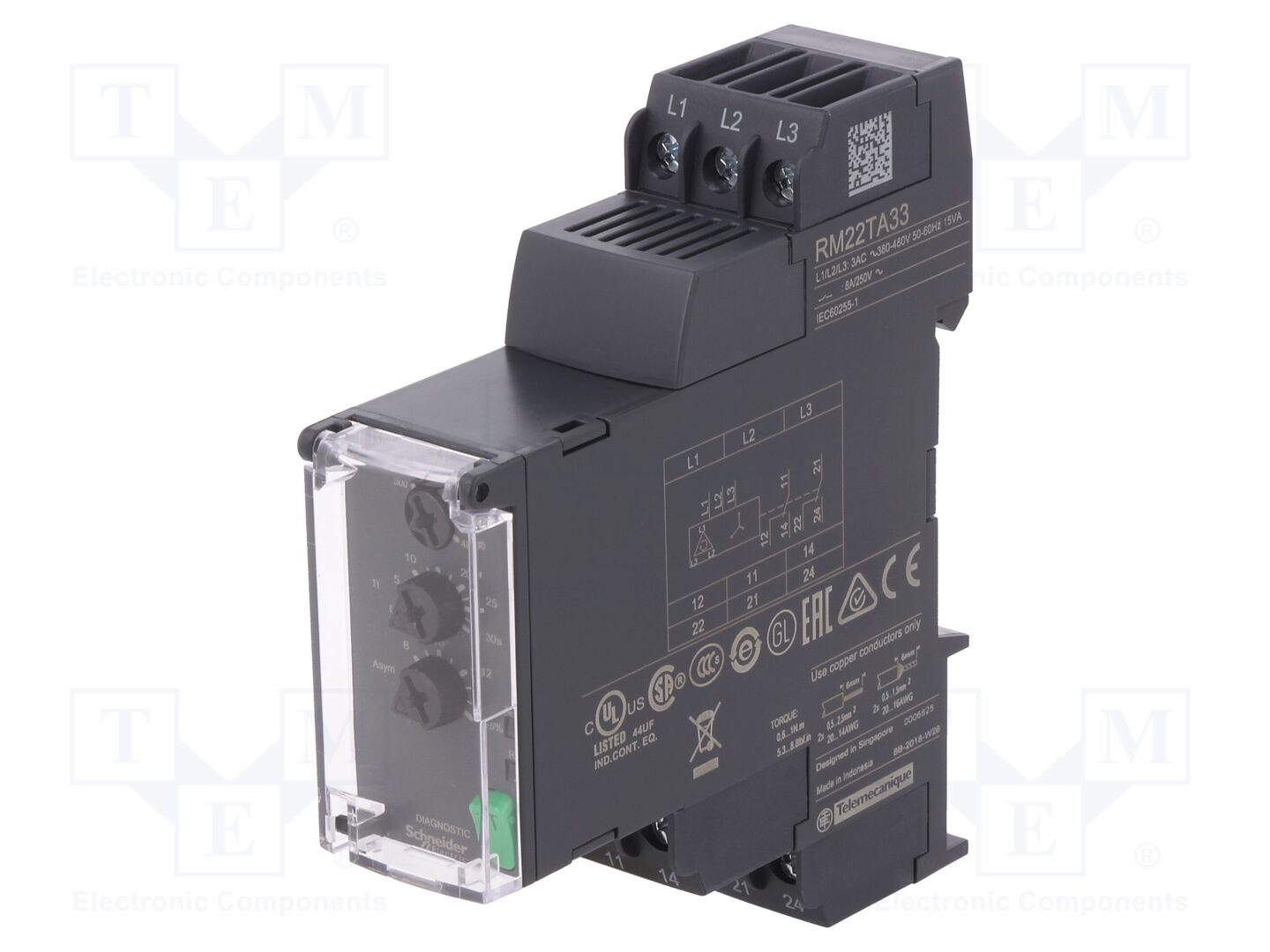 SCHNEIDER ELECTRIC RM22TA33 Valvontarele 105.02g