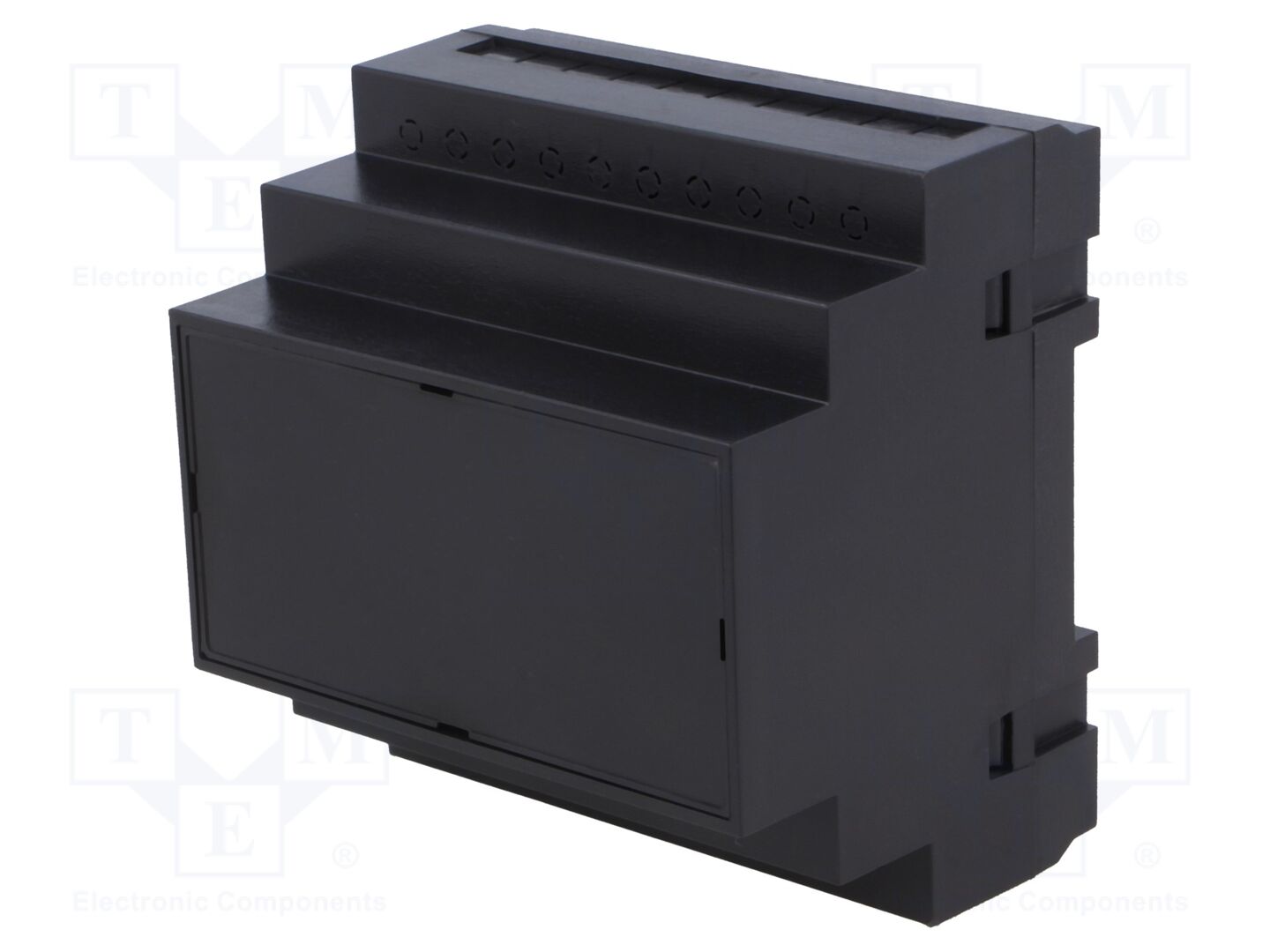 KRADEX Z109-ABS-V0/BK DIN-kisko-kotelo 87x90x65mm