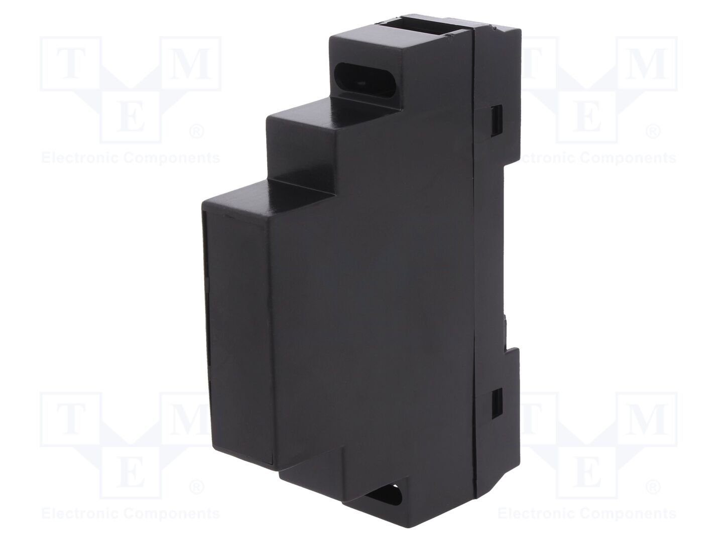 KRADEX Z105-ABS-V0/BK DIN-kisko-kotelo 90x17x65mm (50 kpl erä)