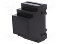KRADEX Z107-ABS-V0/BK Din Rail Mounting Enclosures 90x52x65mm