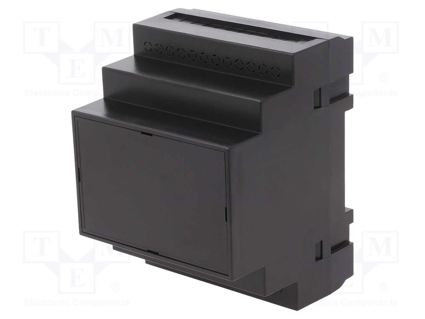 KRADEX Z108-ABS-V0/BK DIN-kisko-kotelo 90mm