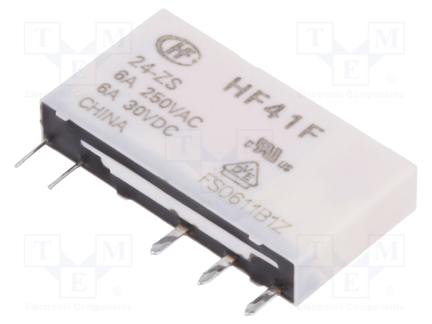 HONGFA RELAY HF41F/24-ZS Sähkömagneettinen rele 24VDC