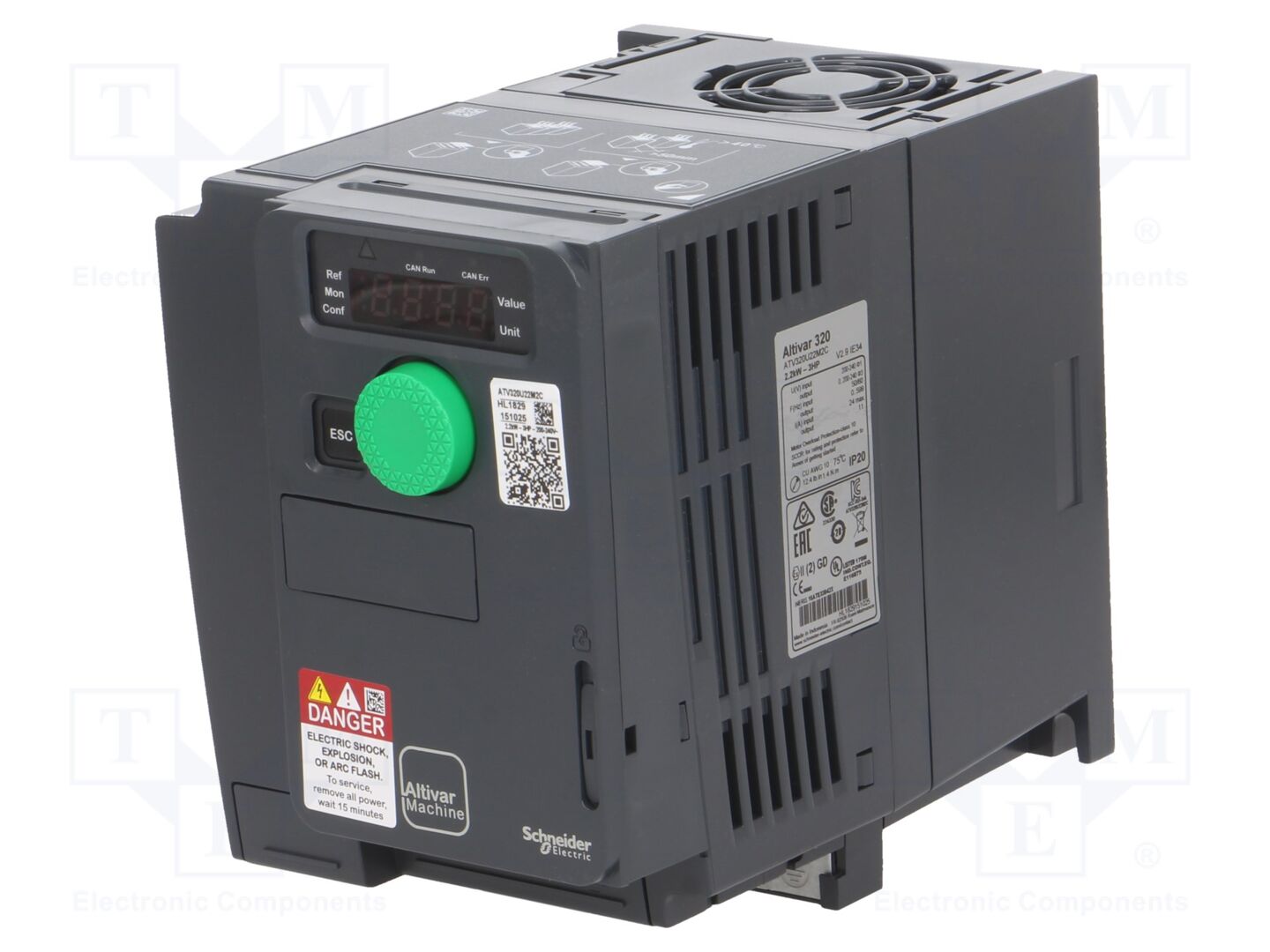 SCHNEIDER ELECTRIC ATV320U22M2C Vektoritaajuusmuuttaja 2.2kW