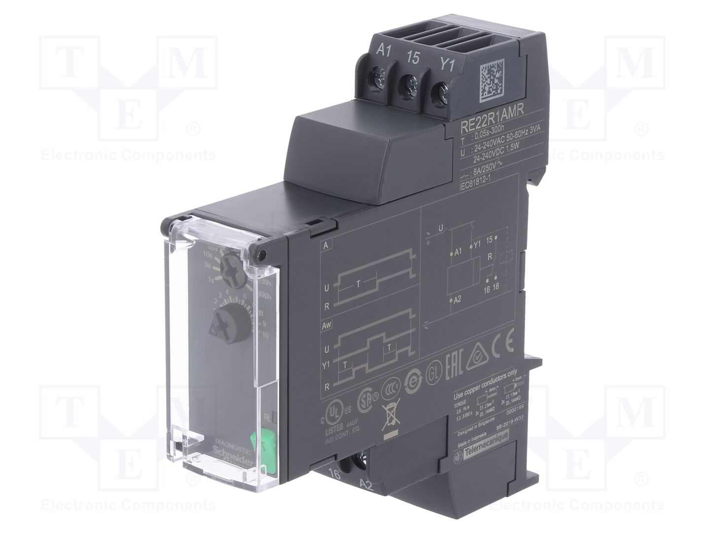 SCHNEIDER ELECTRIC RE22R1AMR Ajastin 24-240VDC