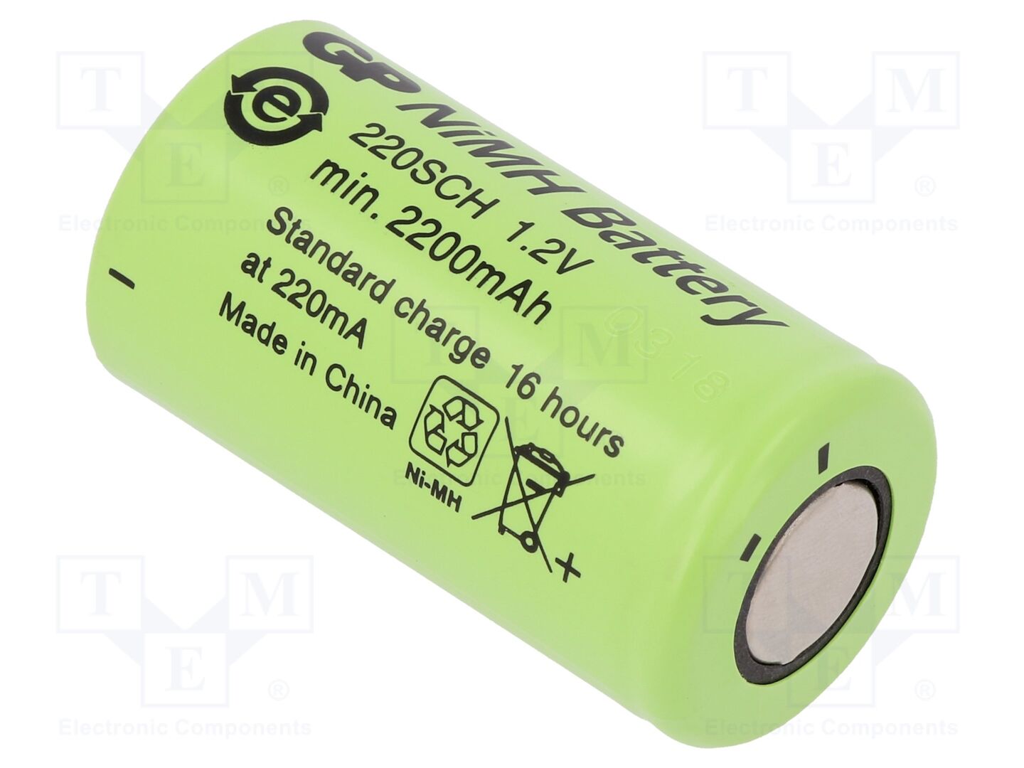 GP ACCU-SC/2200GPBULK Ladattava akku SubC 1.2V 2200mAh