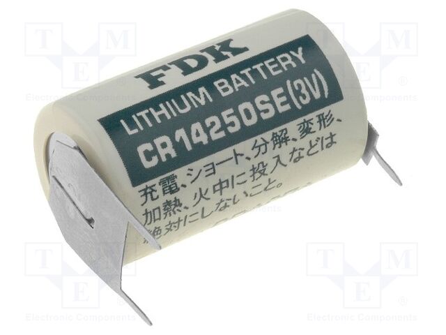 FDK BAT-CR14250SE-D Litiumparisto 3V 850mAh