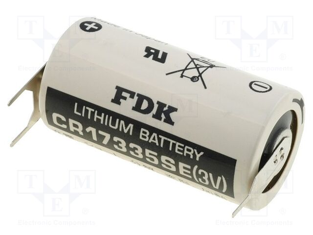 FDK BAT-CR17335-PCB Litiumparisto 3V