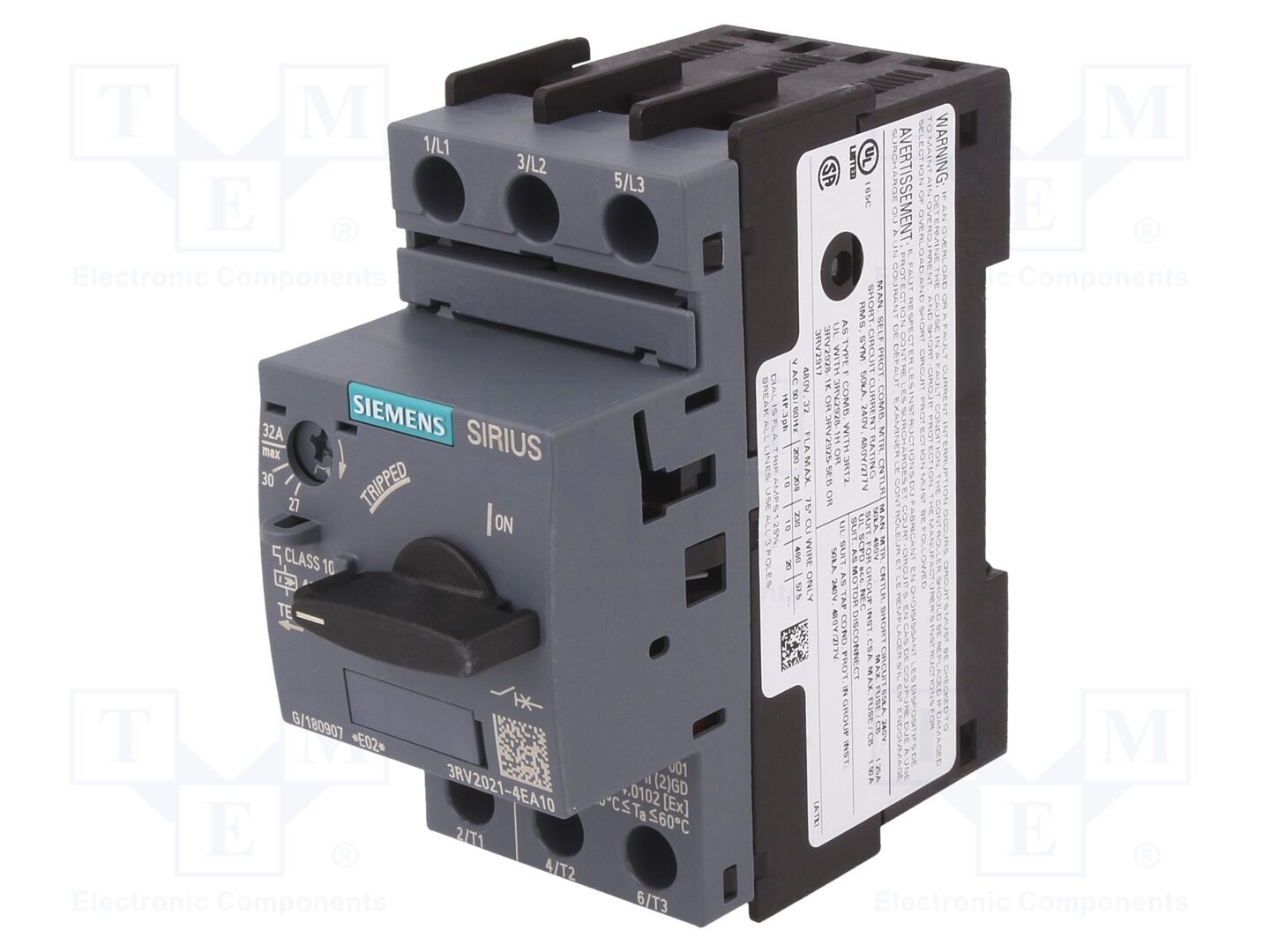 SIEMENS 3RV2021-4EA10 Moottorinsuojakatkaisija 15kW