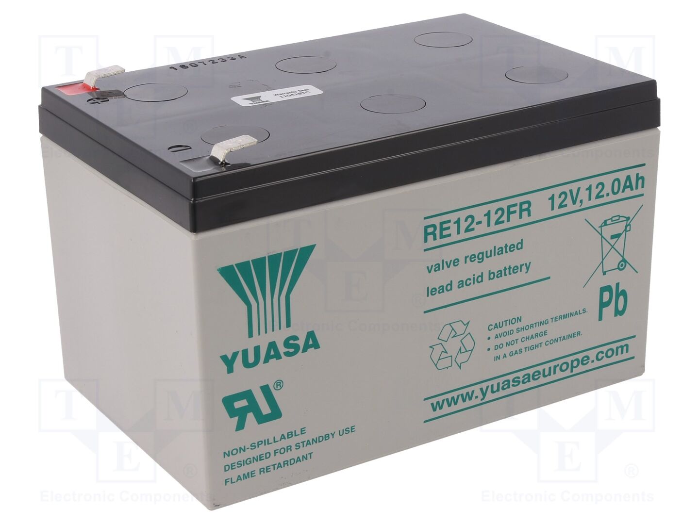YUASA ACCU-RE12-12/Y Hapot kenno AGM 12V