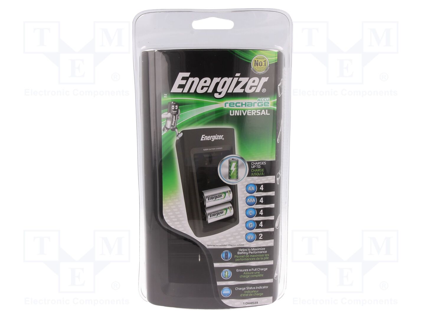 ENERGIZER EG-CHFC3 Akkulaturi Ni-MH akuille
