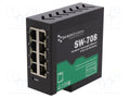 BRAINBOXES SW-708 Ethernet-kytkin 5÷30VDC