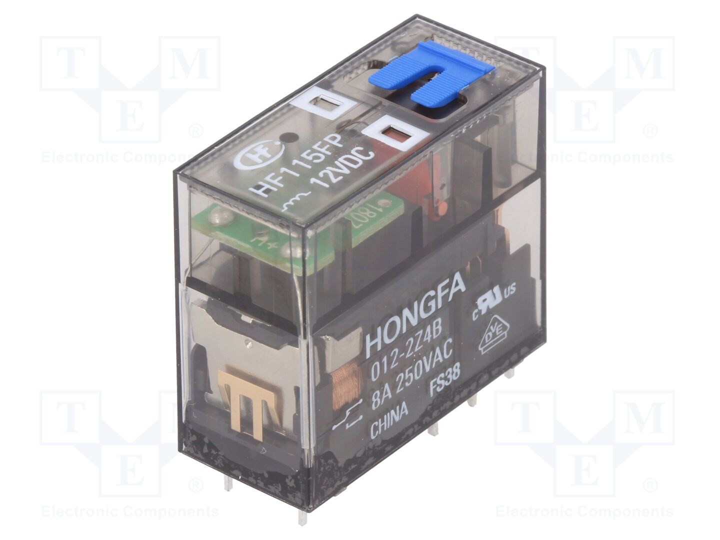 HONGFA RELAY HF115FP/012-2Z4B Sähkömagneettinen rele 12VDC