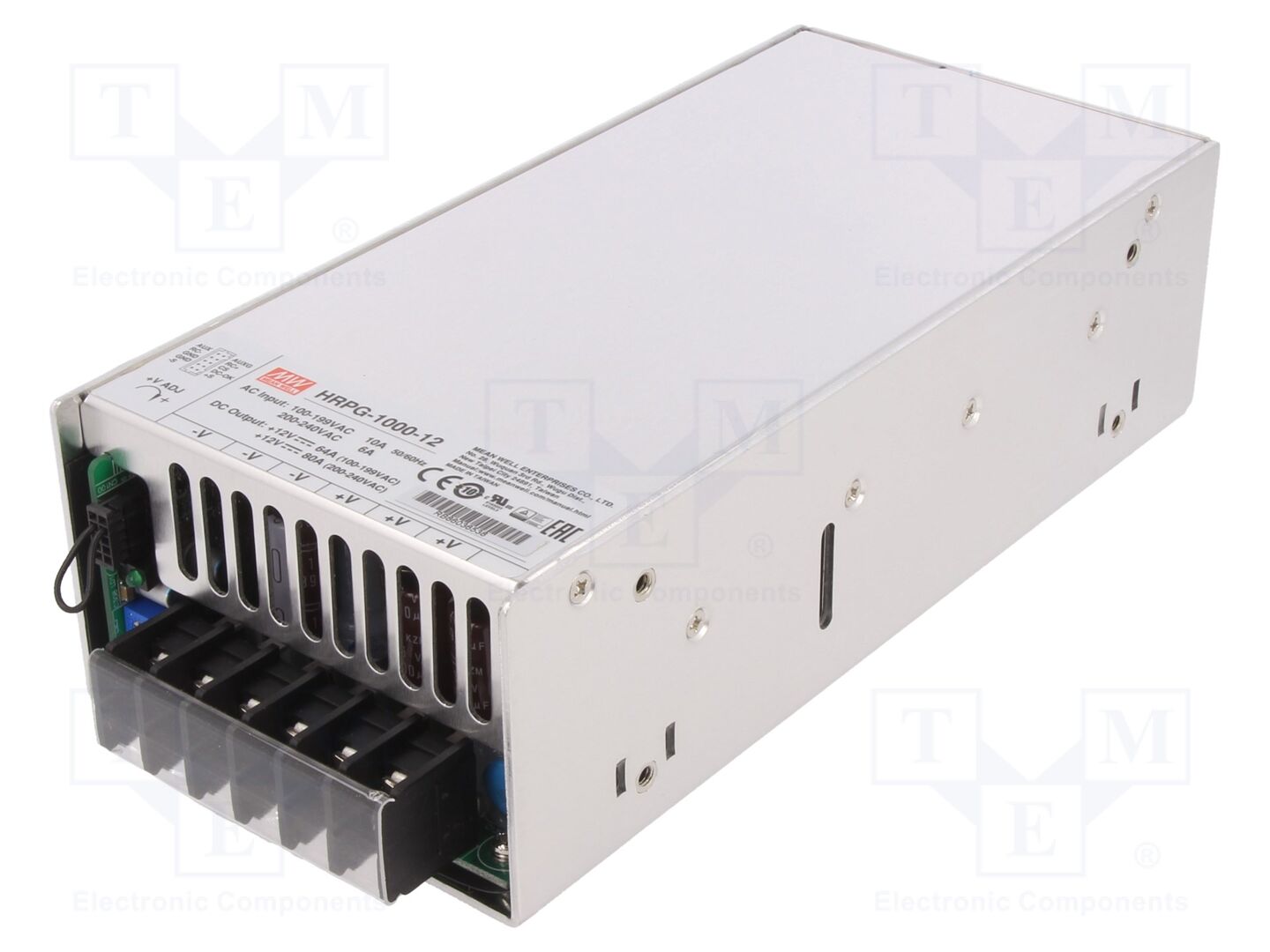 MEAN WELL HRPG-1000-12 Kytkinlähde 960W 12VDC modulaarinen