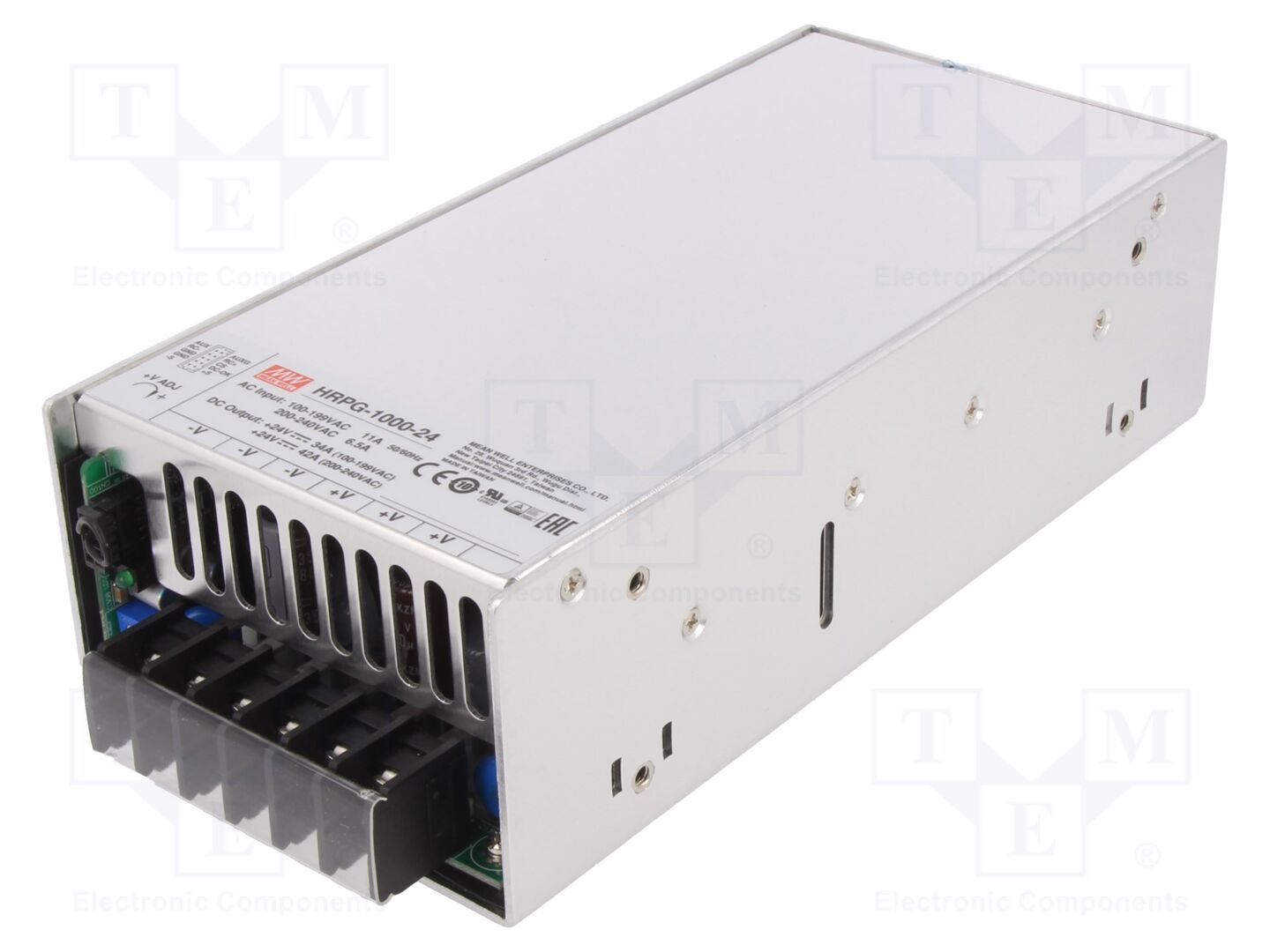 MEAN WELL HRPG-1000-24 Sisäänrakennettu kytkentävirtalähde 1000W 24VDC