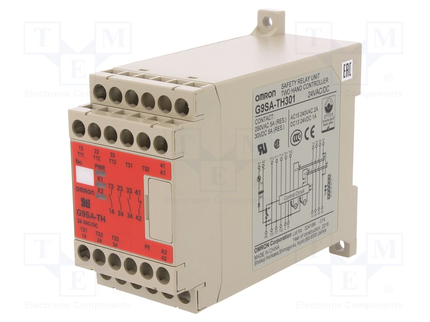 OMRON G9SA-TH301-24 Turvarele 24VAC/24VDC