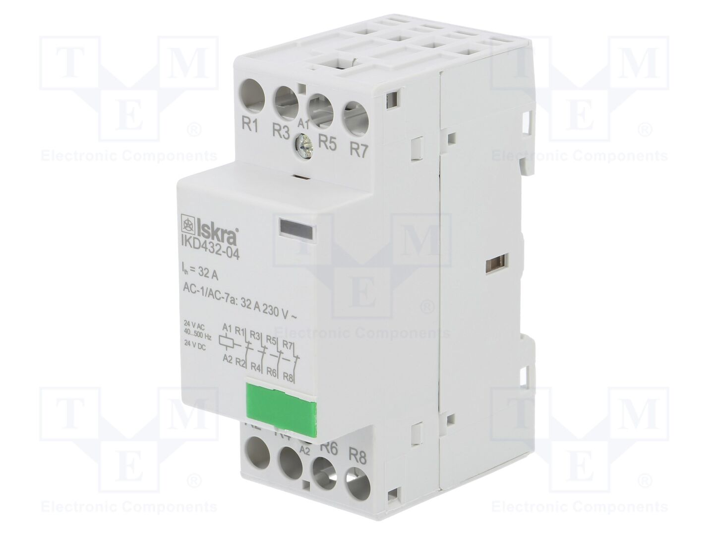 ISKRA IKD432-04/24V Asennuskontaktori 32A