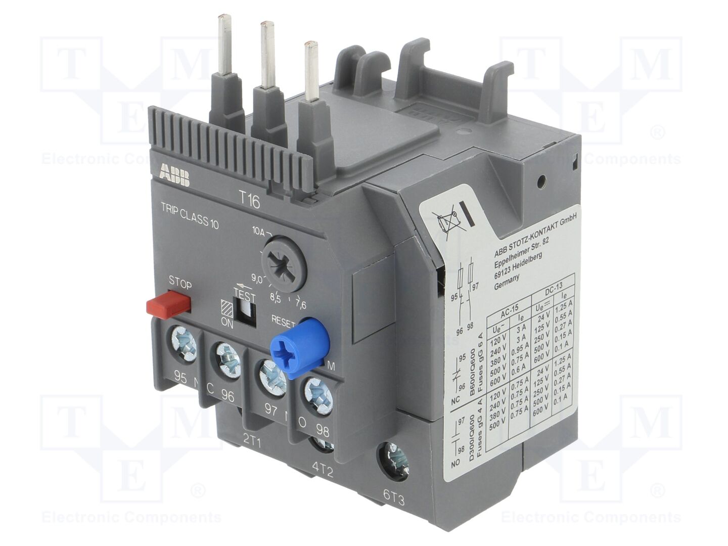 ABB T16-10 Lämpörele 7.6÷10A