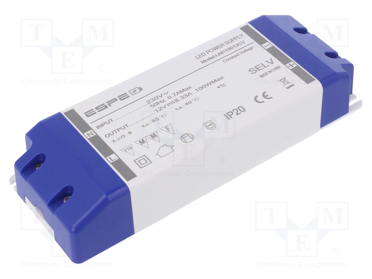 ESPE LNH10012CV LED-verkkolaite 100W 12VDC 8,33A